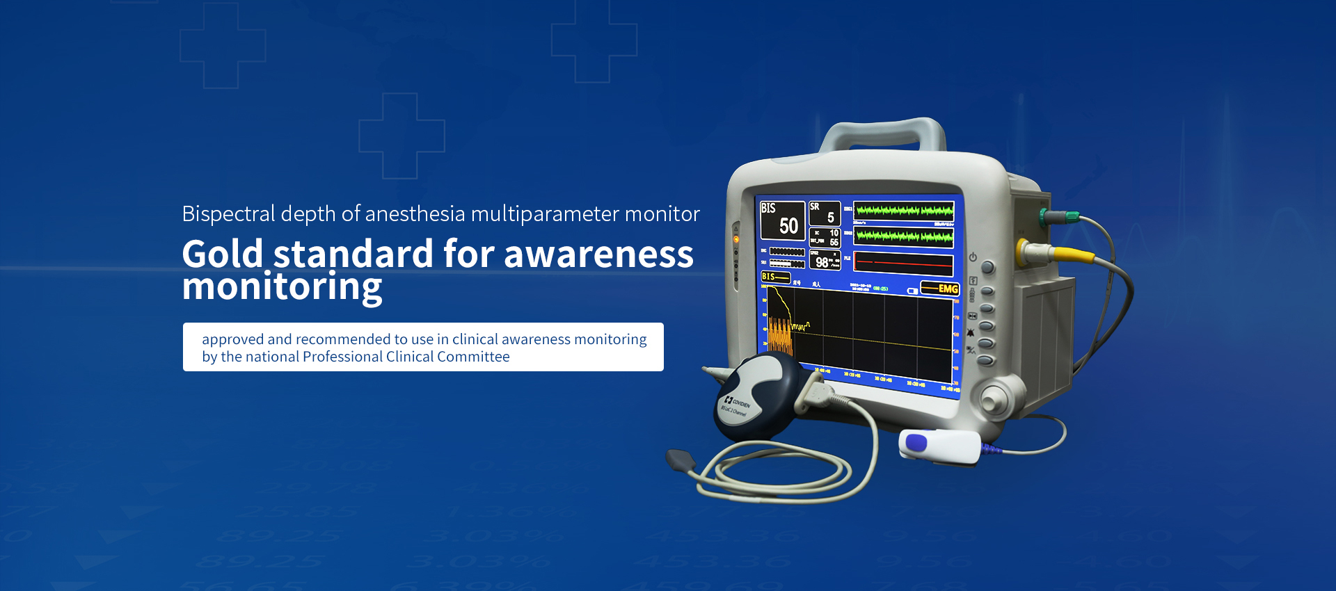 Bispectral depth of anesthesia multiparameter monitor